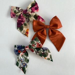 Wunderkin Fall Collection: Listing includes 3 medium sized bows